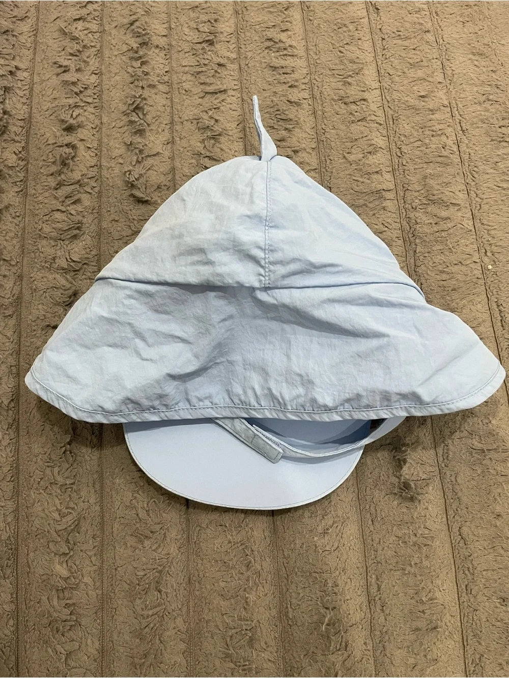 Old Navy Light Blue Kids Sun Cap with Ear Flaps